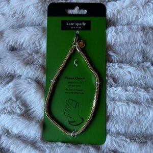 Kate Spade Gold Phone Charm